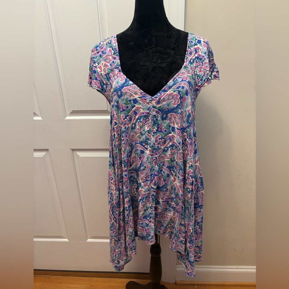 Matilda Jane In the Maze Floral V-Neck Women's Top - Multicolor